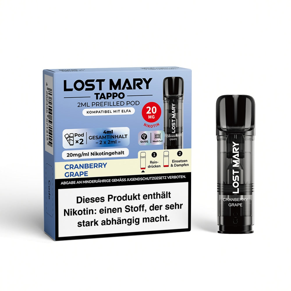 Lost Mary Tappo (2 Stück pro Packung) - Mehrweg Pod System - 10 Packungen