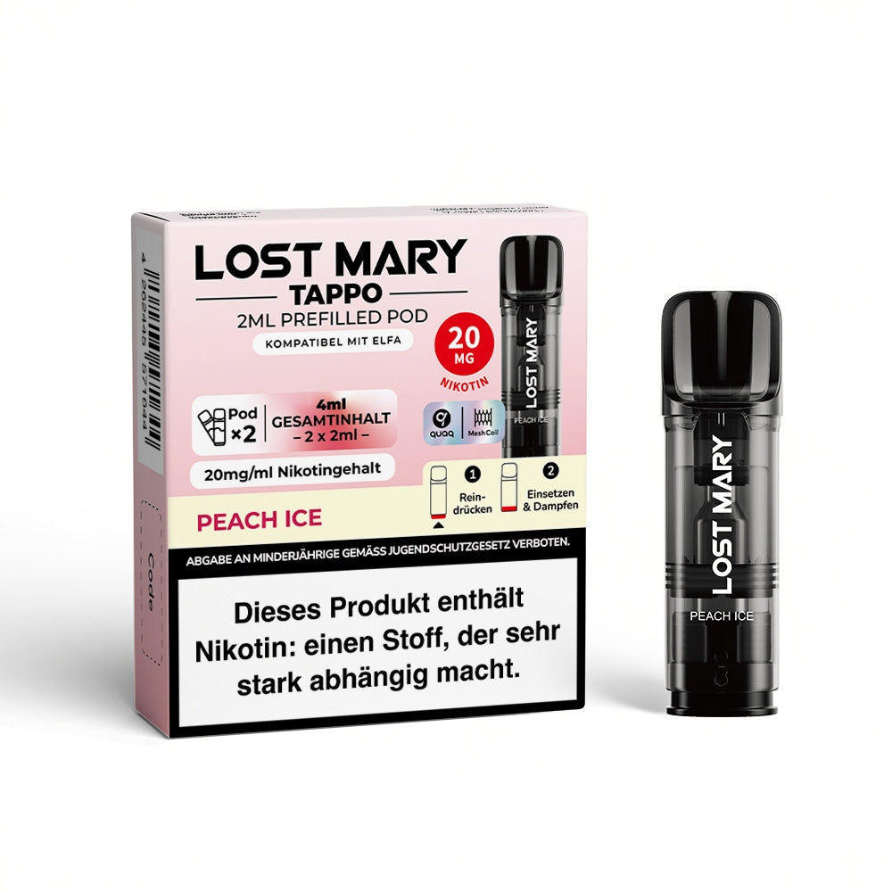 Lost Mary Tappo (2 Stück pro Packung) - Mehrweg Pod System - 10 Packungen