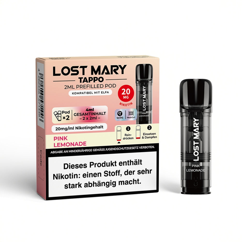 Lost Mary Tappo (2 Stück pro Packung) - Mehrweg Pod System - 10 Packungen