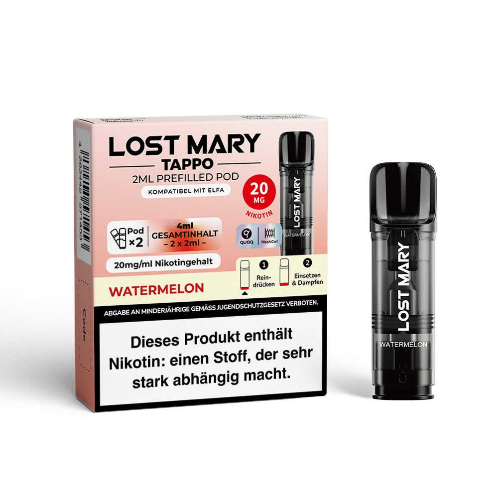 Lost Mary Tappo (2 Stück pro Packung) - Mehrweg Pod System - 10 Packungen