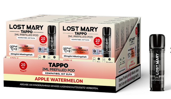 Lost Mary Tappo (2 Stück pro Packung) - Mehrweg Pod System - 10 Packungen