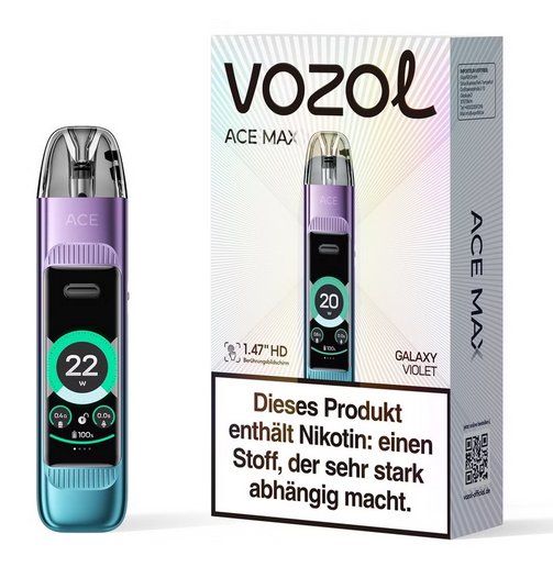 1x Vozol Ace Max - 1000 mAh