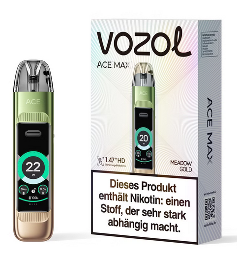 1x Vozol Ace Max - 1000 mAh