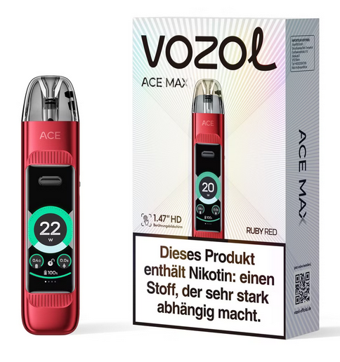 1x Vozol Ace Max - 1000 mAh