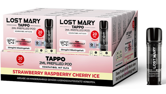 Lost Mary Tappo (2 Stück pro Packung) - Mehrweg Pod System - 10 Packungen