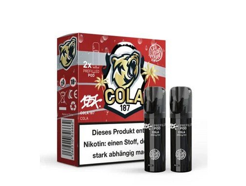 10x 187 Strassenbande - 2% Nikotin - Prefilled Pods - 2er Pack - McVapes