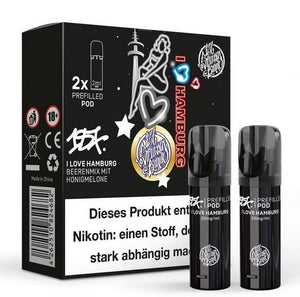 10x 187 Strassenbande - 2% Nikotin - Prefilled Pods - 2er Pack - McVapes