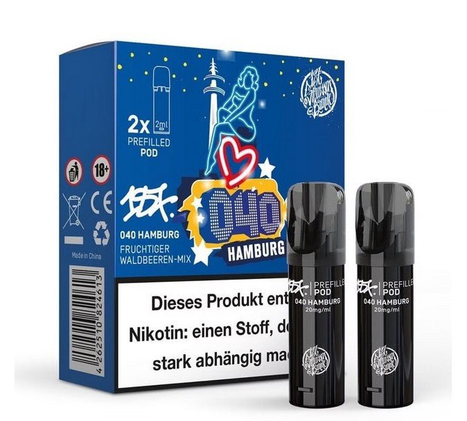 10x 187 Strassenbande - 2% Nikotin - Prefilled Pods - 2er Pack - McVapes