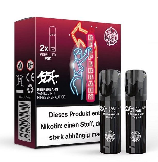 10x 187 Strassenbande - 2% Nikotin - Prefilled Pods - 2er Pack - McVapes