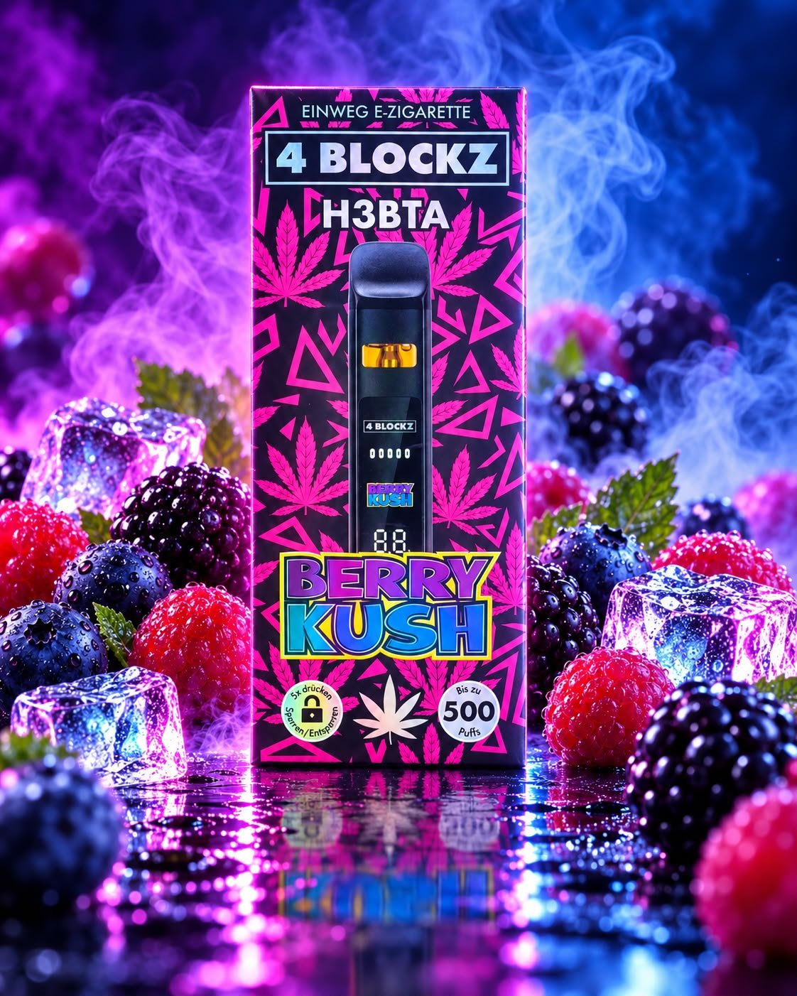 10x 4 Blockz Digital - H3BTA (1ml CRD) - McVapes