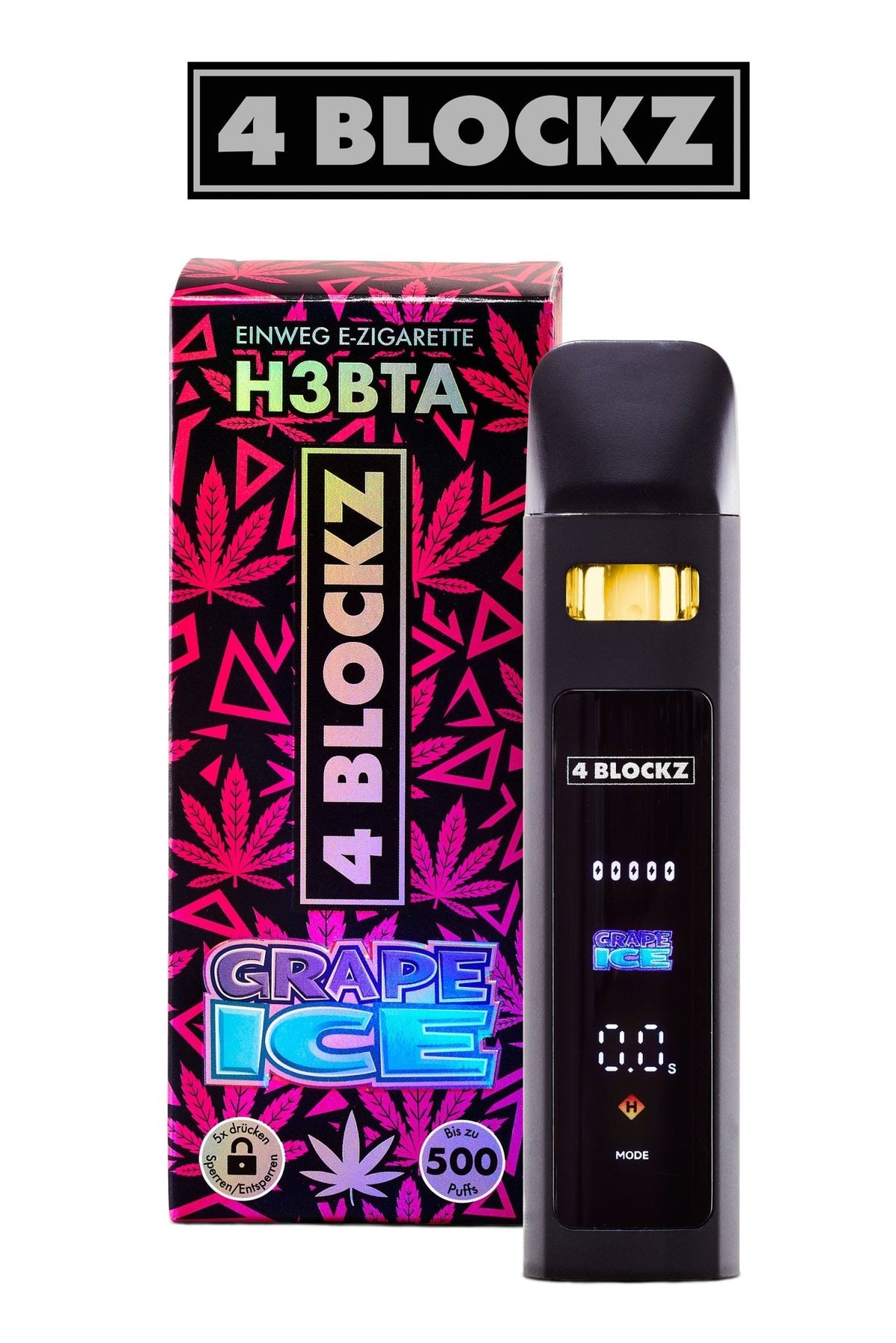 10x 4 Blockz Digital - H3BTA (1ml CRD) - McVapes