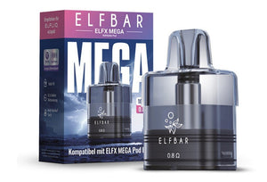 10x Elfbar Elfx Mega 10ml Leer Pod - McVapes