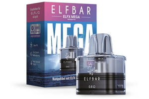 10x Elfbar Elfx Mega 5ml Leer Pod - McVapes