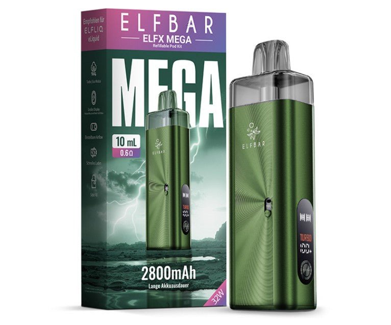 10x Elfbar ELFX Mega Pod Kit - 2800 mAh - McVapes