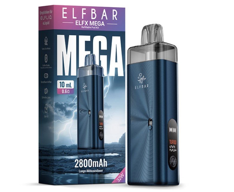 10x Elfbar ELFX Mega Pod Kit - 2800 mAh - McVapes