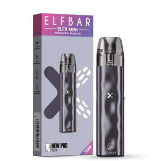 10x ELFBAR ELFX Mini - Pod Kit - 1000 mAh - McVapes