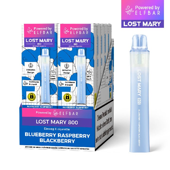 10x Elfbar Lost Mary 800 Nikotin Einweg E-Zigarette - McVapes