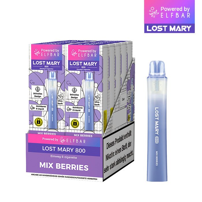 10x Elfbar Lost Mary 800 Nikotin Einweg E-Zigarette - McVapes