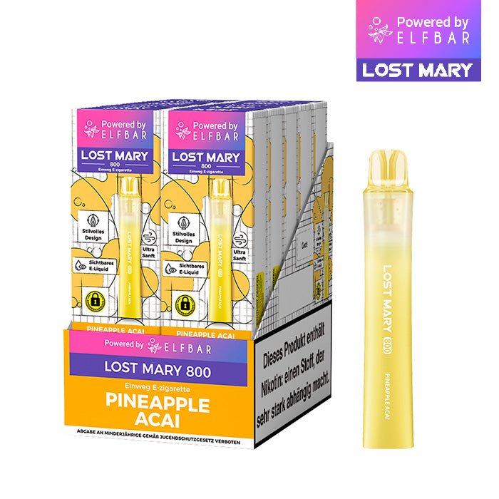 10x Elfbar Lost Mary 800 Nikotin Einweg E-Zigarette - McVapes