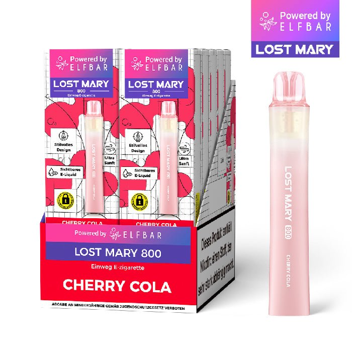 10x Elfbar Lost Mary 800 Nikotin Einweg E-Zigarette - McVapes