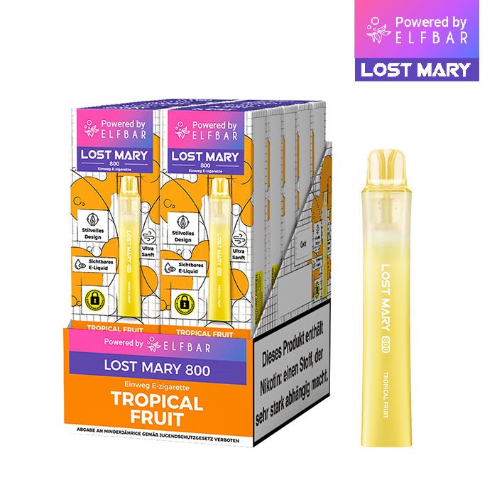 10x Elfbar Lost Mary 800 Nikotin Einweg E-Zigarette - McVapes
