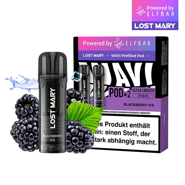 10x Elfbar Lost Mary WAVI 2% Nikotin 2er Pack - 10% Akkuträger gratis - McVapes