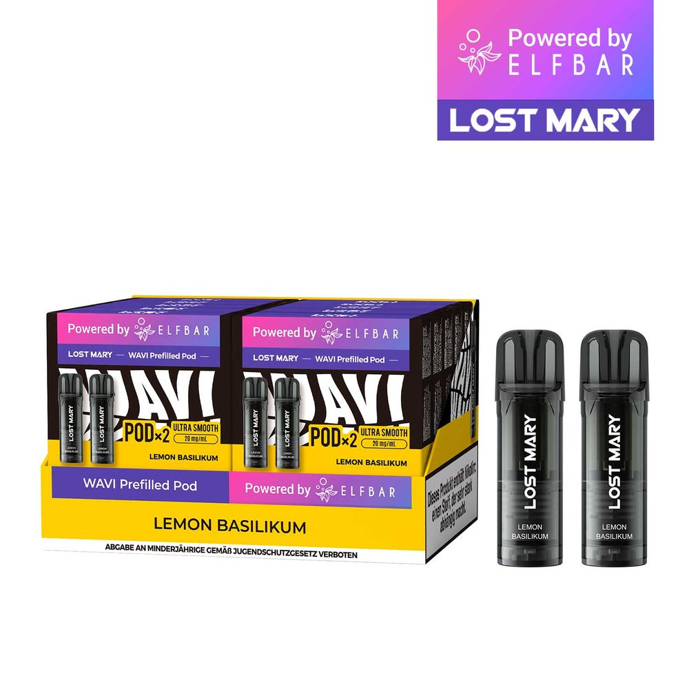 10x Elfbar Lost Mary WAVI 2% Nikotin 2er Pack - 10% Akkuträger gratis - McVapes