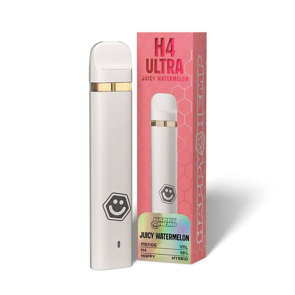 10x Happy Hemp - H4 Ultra Vape - 1ml - McVapes