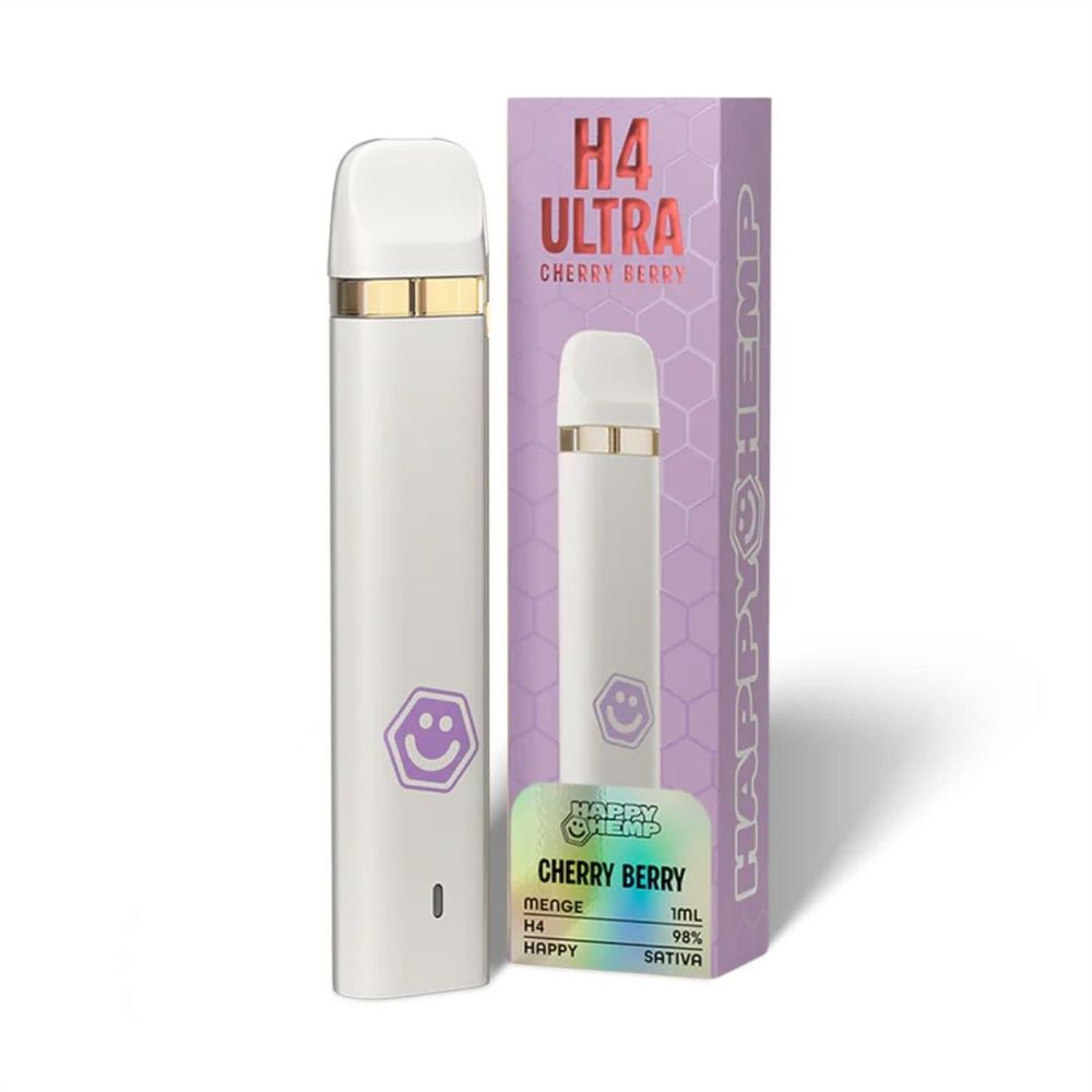 10x Happy Hemp - H4 Ultra Vape - 1ml - McVapes