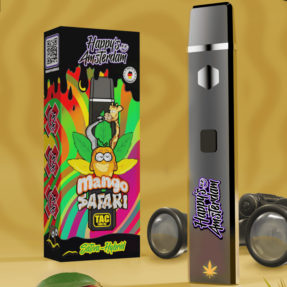 10x Happy's Amsterdam - TAC Einweg Vape - McVapes