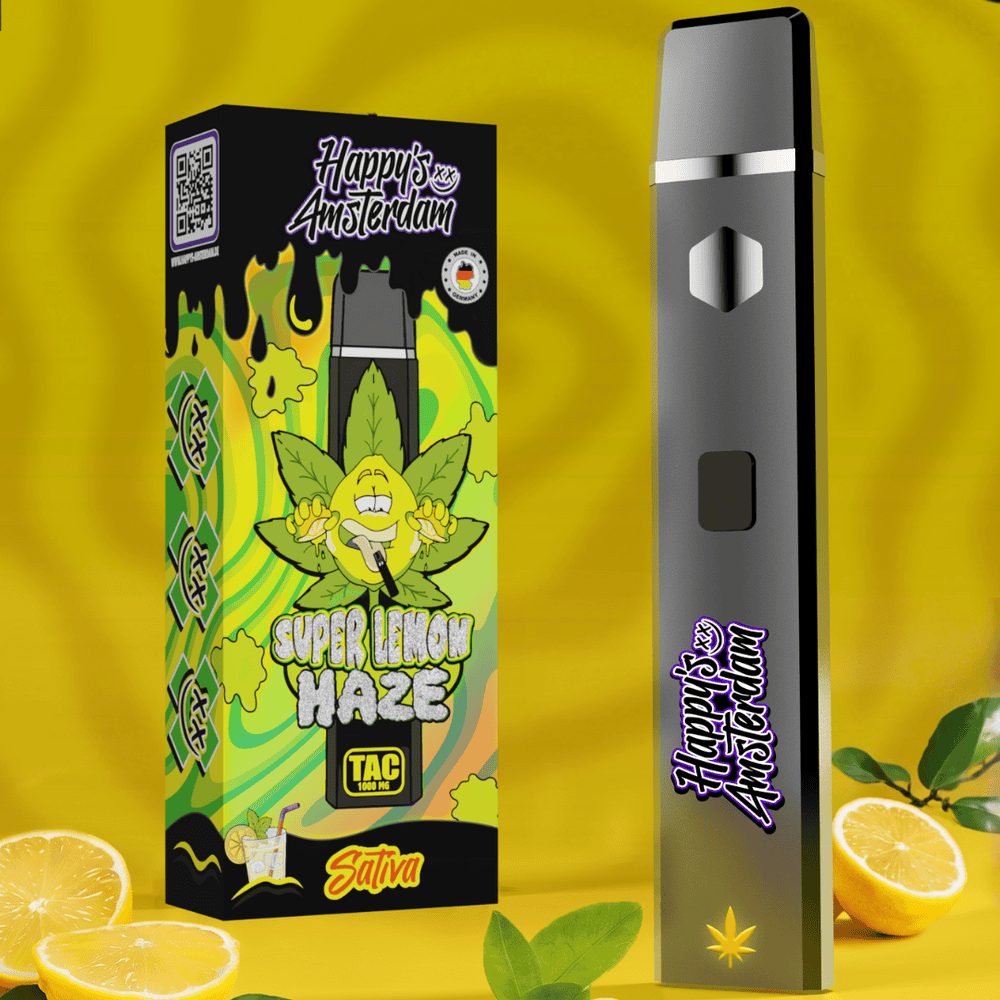 10x Happy's Amsterdam - TAC Einweg Vape - McVapes