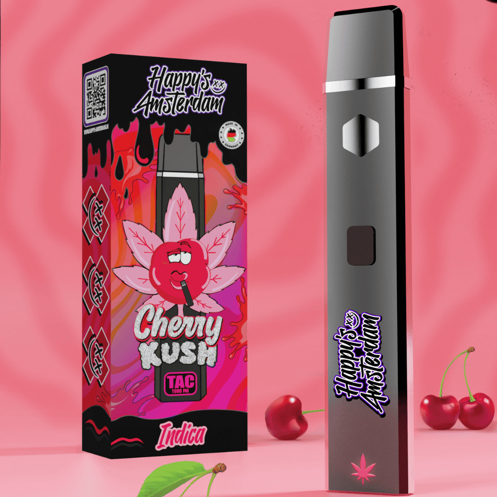10x Happy's Amsterdam - TAC Einweg Vape - McVapes