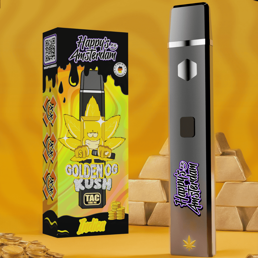 10x Happy's Amsterdam - TAC Einweg Vape - McVapes