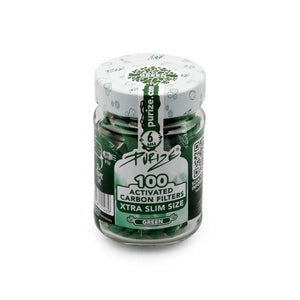 10x Purize Glas Aktivkohlefilter XTRA Slim - Size 6mm - 100 Stück - McVapes
