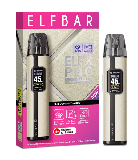 1x ELFBAR ELFX Pro - Pod Kit - 1200 mAh - McVapes