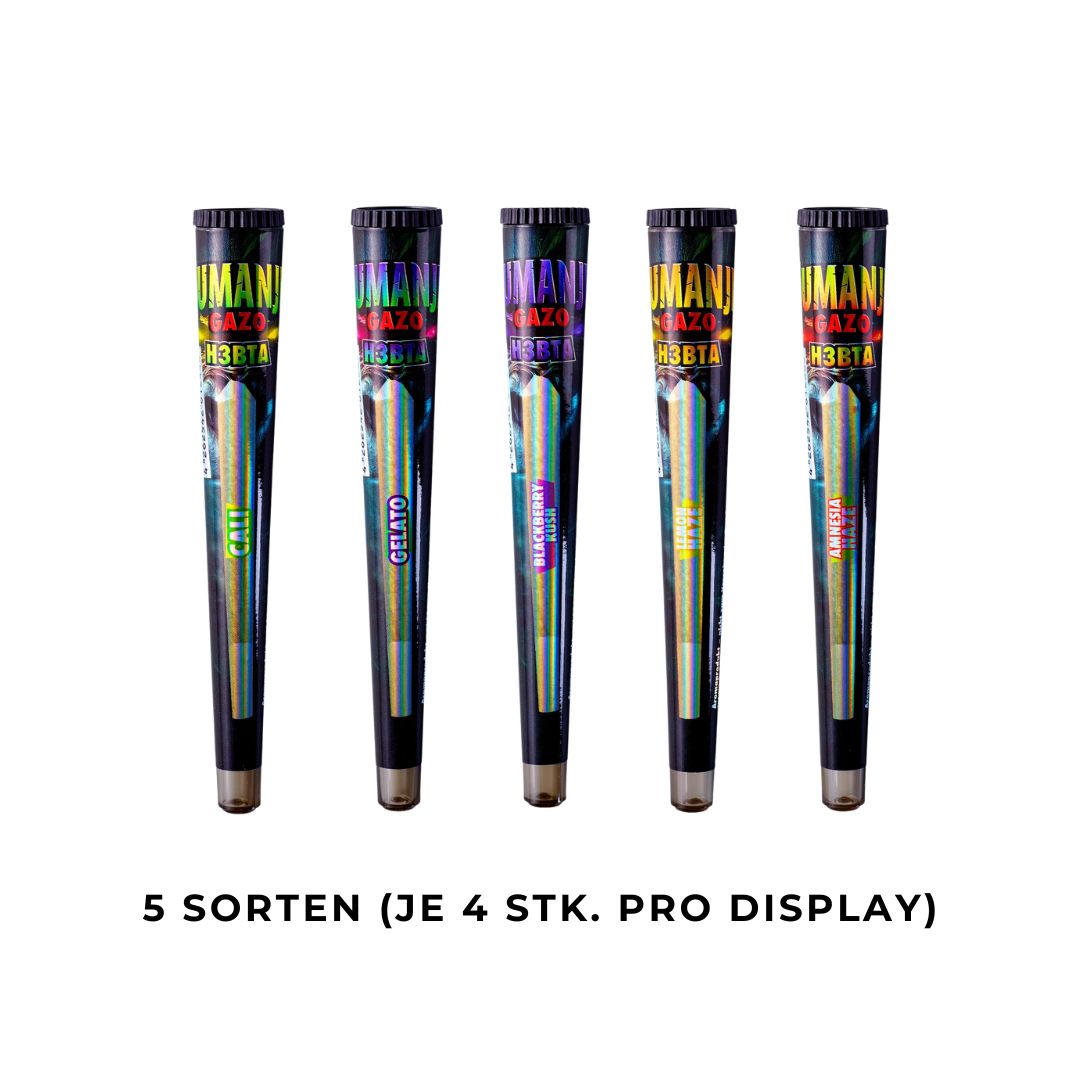 20x Jumanji H3BTA Pre-Rolls – Mix Display 1g - McVapes