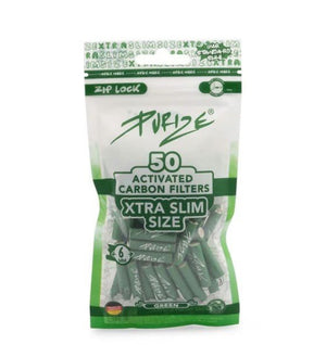 20x Purize Aktivkohlefilter XTRA Slim - Size 5,9mm - 50 Stück - McVapes
