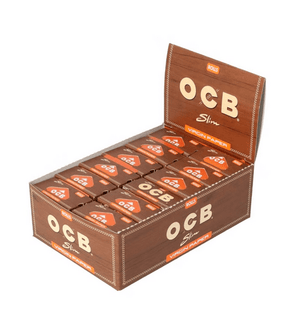 24x OCB Virgin Rolls Slim unbleached - McVapes
