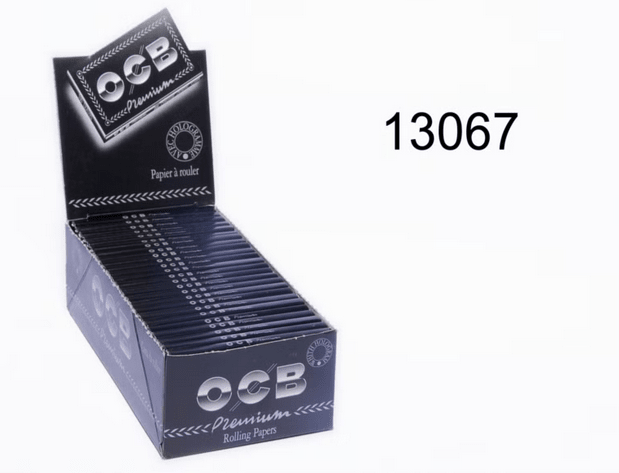 25x OCB Premium No.4 Schwarz, 100 Blatt - McVapes