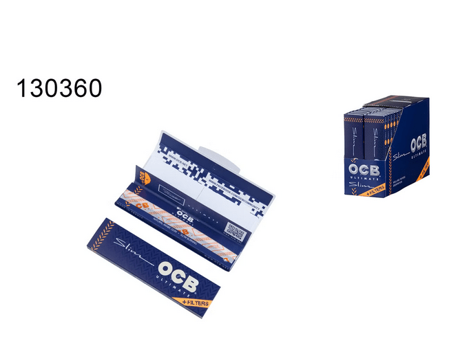 32x OCB Ultimate Slim + Tips - McVapes