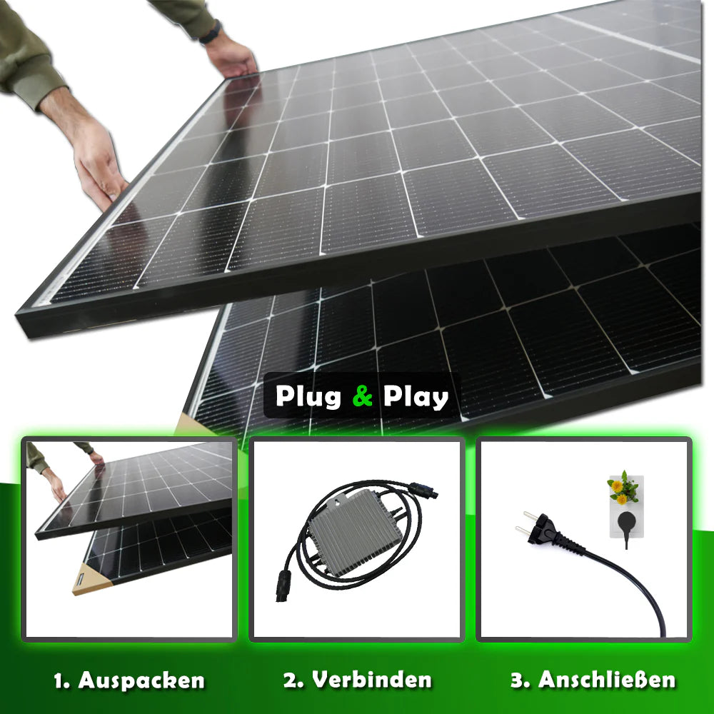 Standard Stecker-Solaranlagen Set (TÜV-zertifiziert) - (Prämie für 17.000 Punkte im Treueprogramm)