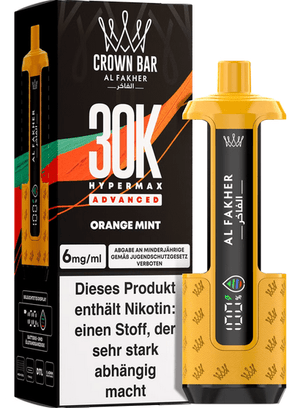 5x Al Fakher Hypermax 30k Advanced - 6mg Nikotingehalt (SET: Basisgerät + 2 Pods) - McVapes