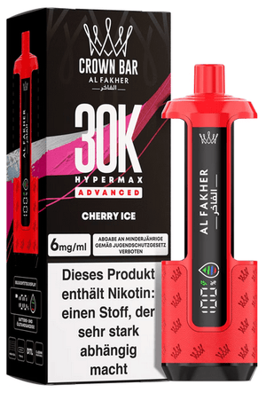 5x Al Fakher Hypermax 30k Advanced - 6mg Nikotingehalt (SET: Basisgerät + 2 Pods) - McVapes
