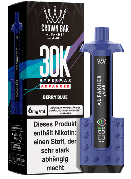5x Al Fakher Hypermax 30k Advanced - 6mg Nikotingehalt (SET: Basisgerät + 2 Pods) - McVapes