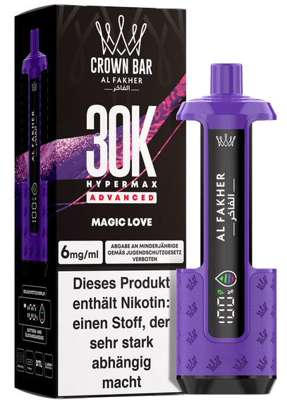 5x Al Fakher Hypermax 30k Advanced - 6mg Nikotingehalt (SET: Basisgerät + 2 Pods) - McVapes