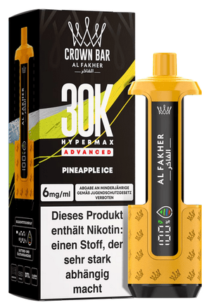 5x Al Fakher Hypermax 30k Advanced - 6mg Nikotingehalt (SET: Basisgerät + 2 Pods) - McVapes