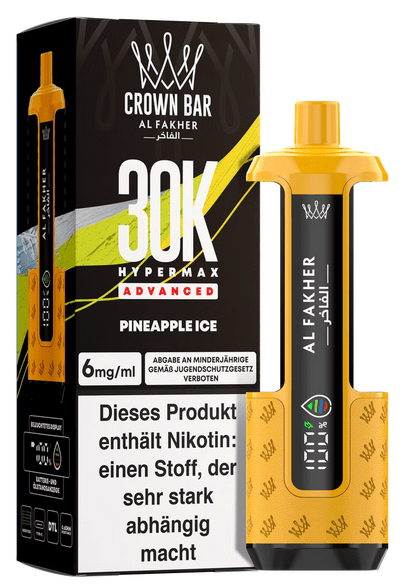 5x Al Fakher Hypermax 30k Advanced - 6mg Nikotingehalt (SET: Basisgerät + 2 Pods) - McVapes