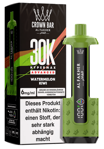 5x Al Fakher Hypermax 30k Advanced - 6mg Nikotingehalt (SET: Basisgerät + 2 Pods) - McVapes