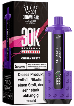 5x Al Fakher Hypermax 30k Advanced - 6mg Nikotingehalt (SET: Basisgerät + 2 Pods) - McVapes