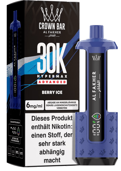 5x Al Fakher Hypermax 30k Advanced - 6mg Nikotingehalt (SET: Basisgerät + 2 Pods) - McVapes